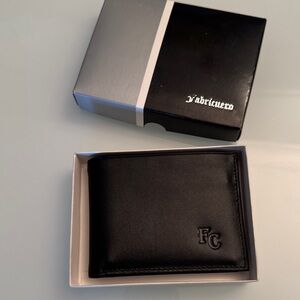 NEW IN BOX Black Leather Wallet